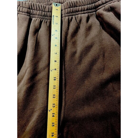 Converse Sweat Pants Men’s 3X Brown Striped Drawstring Logo Pocketed 42x34 - Picture 8 of 11